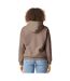 Mens Midweight Soft Touch Hoodie Brown Savana Gildan-3