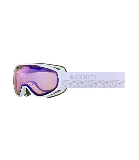Masque de ski blanc femme cairn genius otg