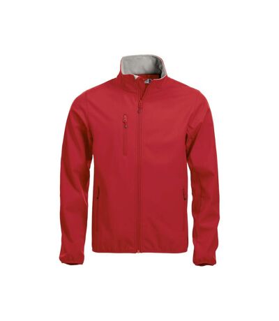 Clique Mens Basic Soft Shell Jacket (Red)