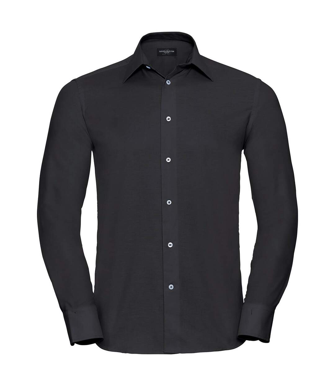 Chemise homme noir Russell Collection Russell Collection