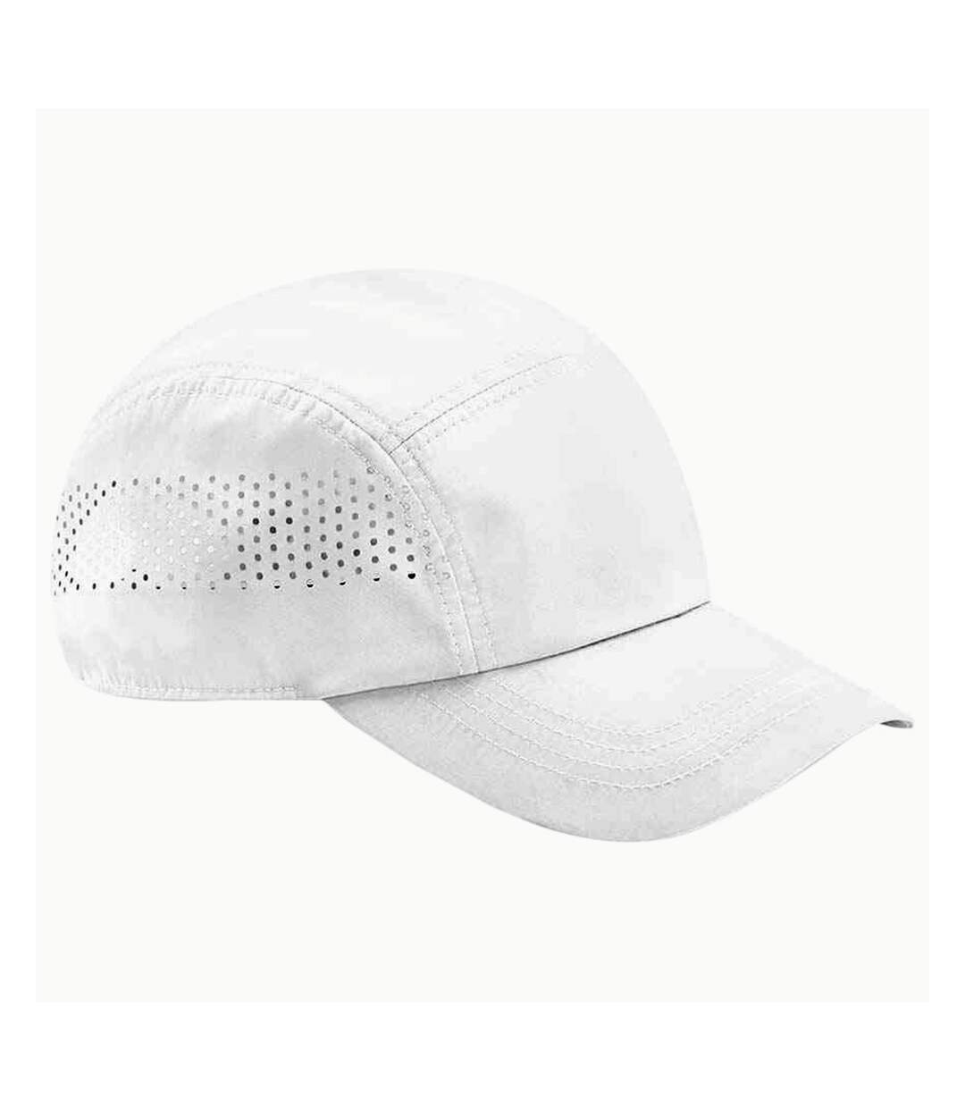 Casquette de baseball technical adulte blanc Beechfield-1