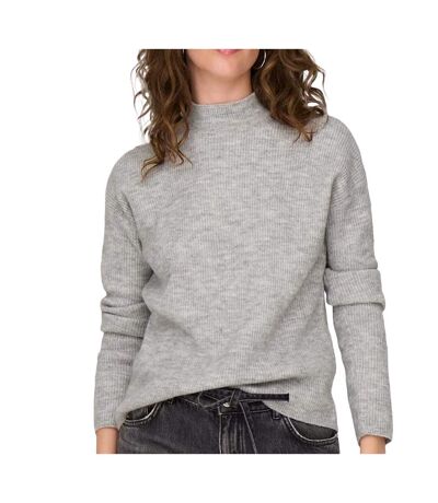 Pull Gris Clair Femme JDY Lumi - L