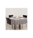 Nappe Antitache Ronde Unie 180cm Gris-5