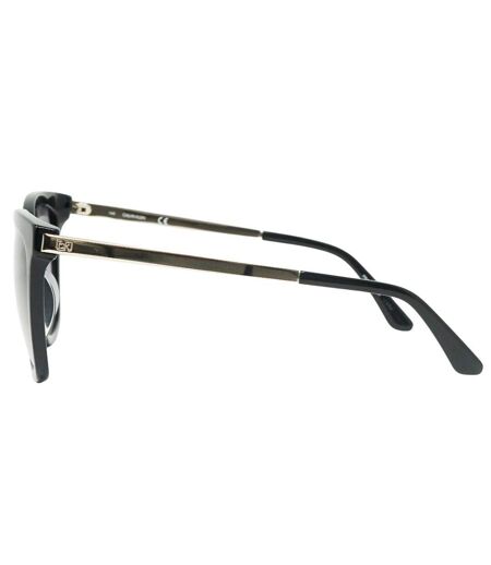 Lunettes De Soleil Motif/style Dégradé Femme Taille Unique Noir Gris Calvin Klein