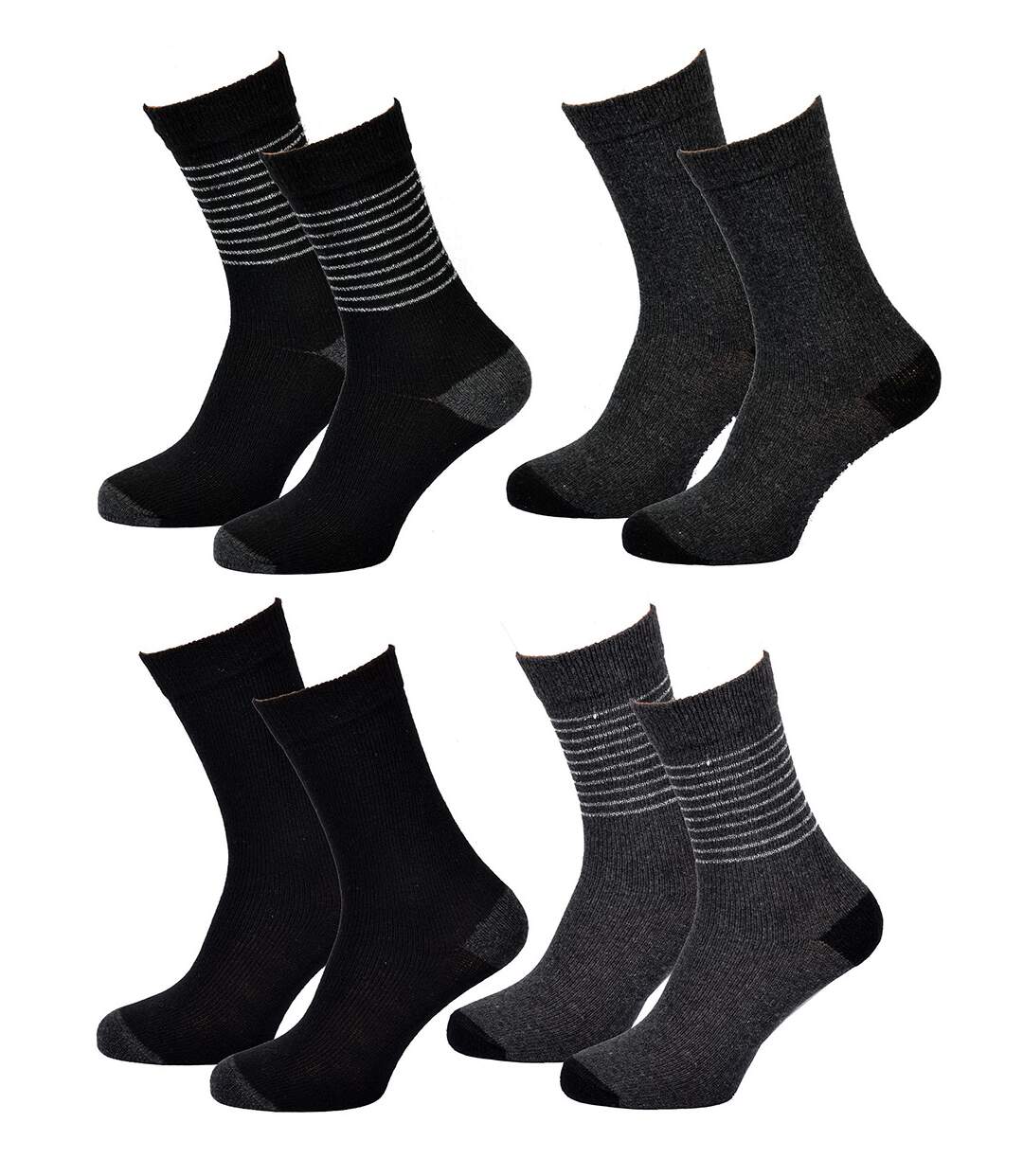 Chaussettes Femme WINTER SOCKS Pack de 4 Paires 0732 LAINE LUREX-1