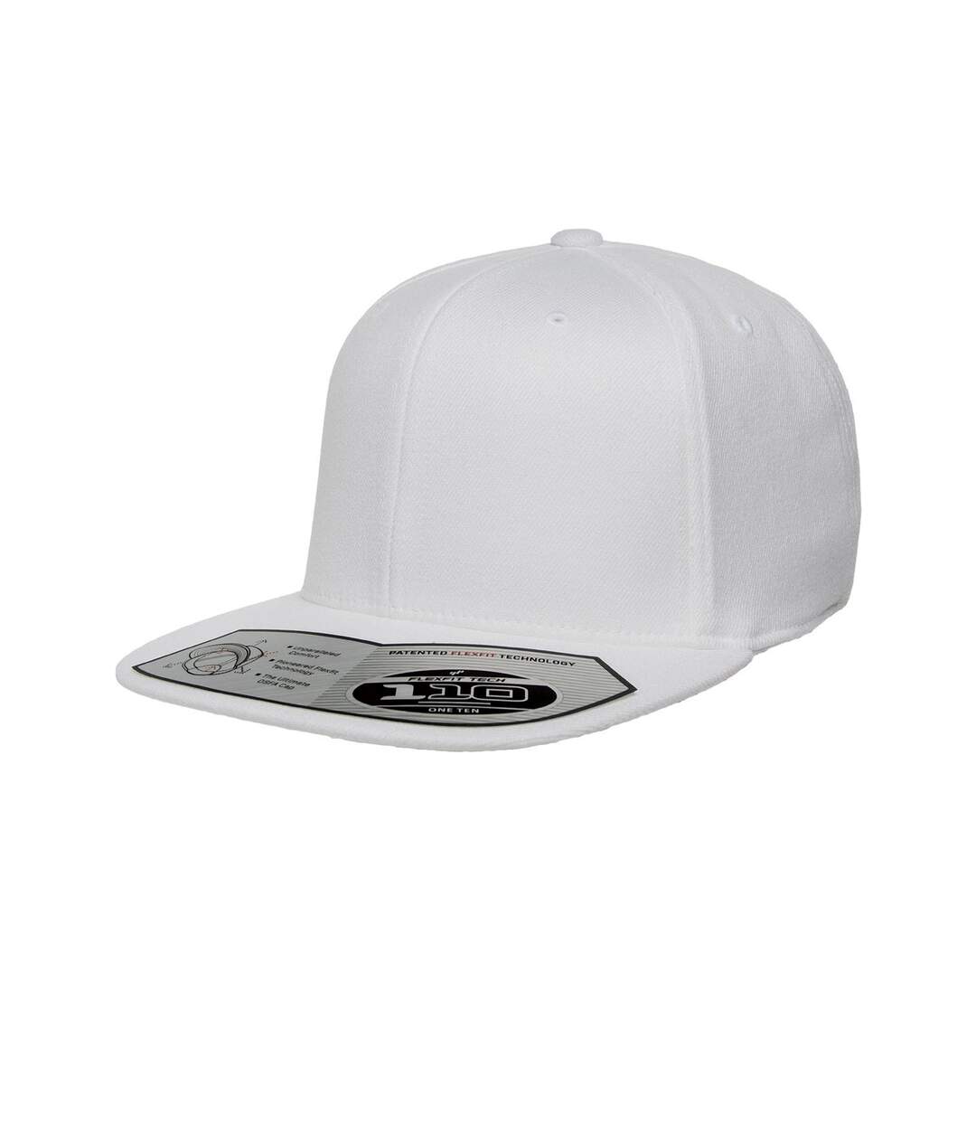 Flexfit 110 casquette adulte unisexe blanc Yupoong-1