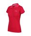 Womens/ladies Maverick V Polo Shirt Pink Potion Regatta-4