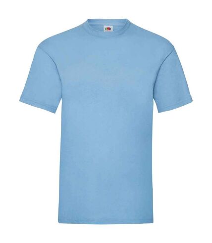 Mens valueweight t-shirt sky Fruit of the Loom