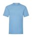 Mens valueweight t-shirt sky Fruit of the Loom