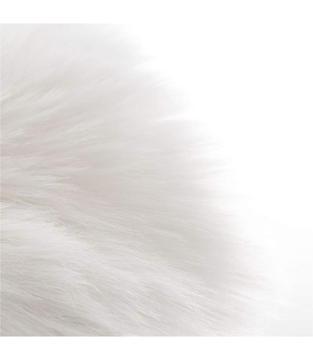 Tapis imitiation fourrure enfant Douceur - L. 60 x l. 90 cm - Blanc-3