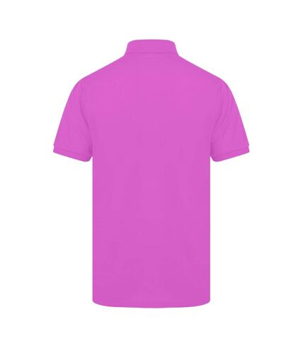 Henbury Mens Short Sleeved 65/35 Pique Polo Shirt (Magenta) - UTRW625