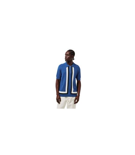 Polo Motif/style Rayé Sholpone Homme Bleu Moyen Hugo