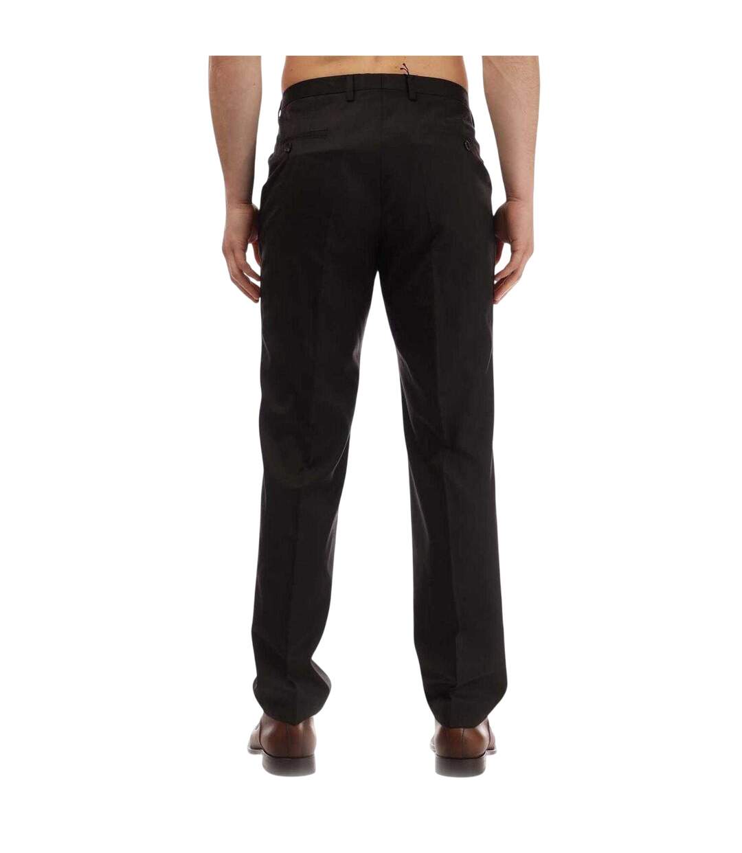 Mens Trousers Black Boss-2