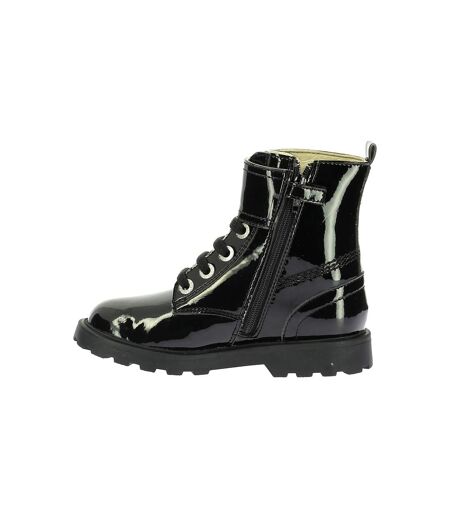 Bottines Cuir Enfant Kickers Kick Blush