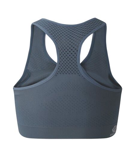 Brassière de sport dont sweat it femme bleu gris Dare 2B