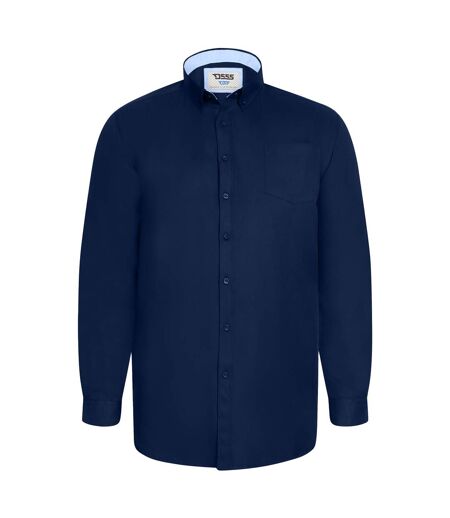 D555 Chemise Longue Manches Longues Richard Homme Bleu Marine Duke
