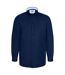 D555 Chemise Longue Manches Longues Richard Homme Bleu Marine Duke-2