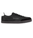 Mens Moorgate Leather Trainers Black Pretty Green-1