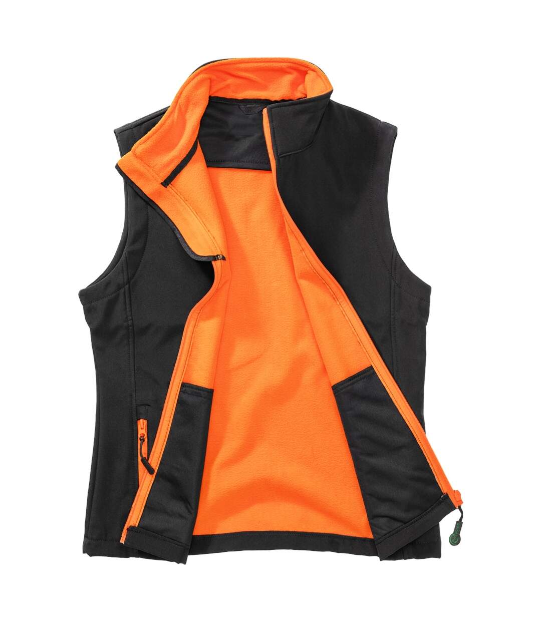 Veste Sans Manches Femme Noir Orange Result-1