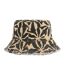 Womens/ladies Floral Reversible Bucket Hat Tangerine Tango Regatta-2