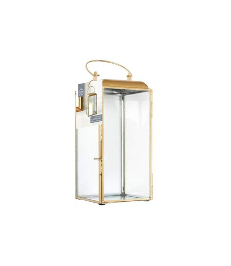 Lanterne Déco en Métal Girotto 30cm Or