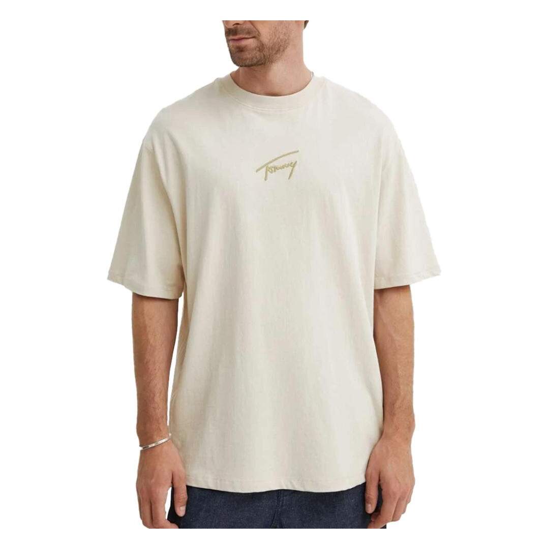 T-shirt Beige Homme Tommy Hilfiger Signatu - 3XL-1