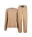 Ensemble De Pyjama Long Femme Beige Boss-2