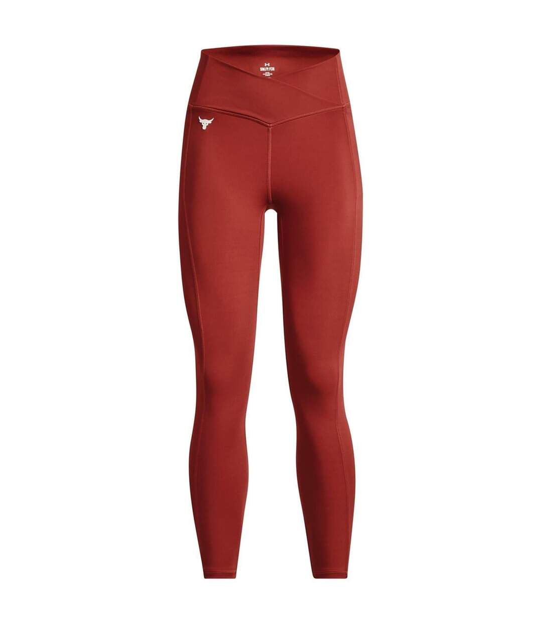 Legging Motif/style Croisée Project Rock Femme Rouge Under Armour-2