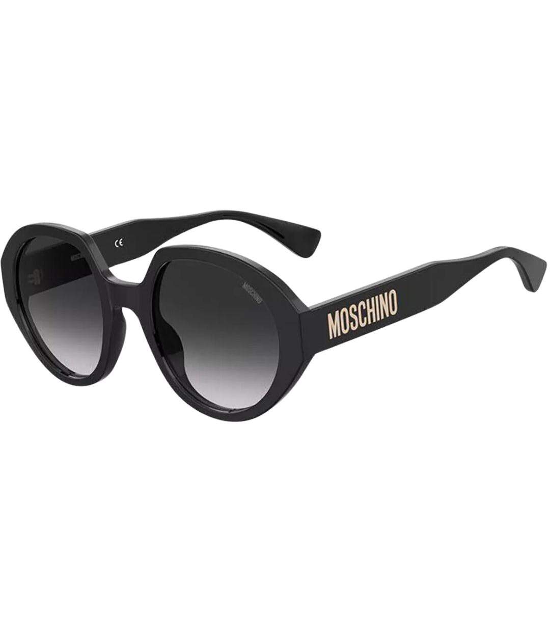 Womens/ladies Sunglasses One Size Black Moschino-2