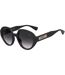Womens/ladies Sunglasses One Size Black Moschino-2