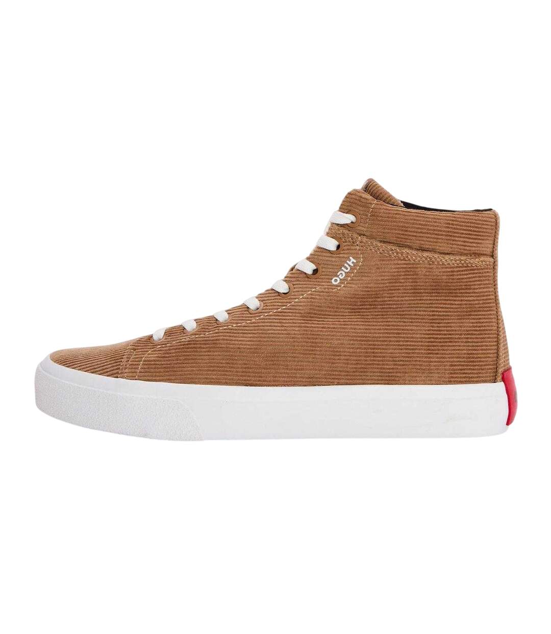 Mens Dyer Hito Corduroy Low Trainers Pastel Cocoa Brown Hugo-2