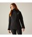 Doudoune Imperméable Et Extensible À Capuche Et Ourlets Ajustables Highton Femme Noir Regatta-1