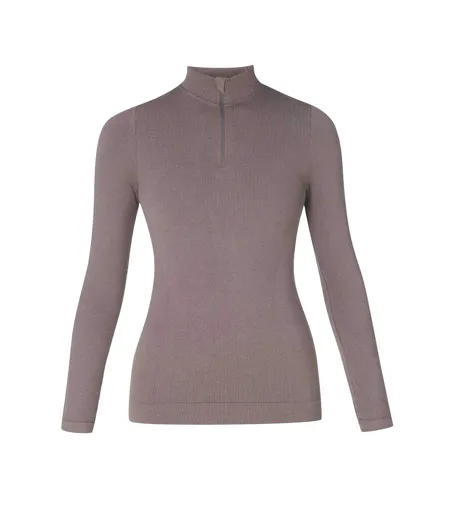 Haut De Survêtement Motif/style Côtelé Femme Marron Sweaty Betty