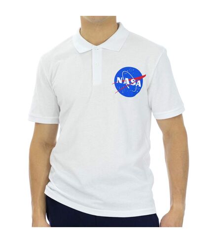Men's short-sleeved polo shirt with lapel collar NASA09PO