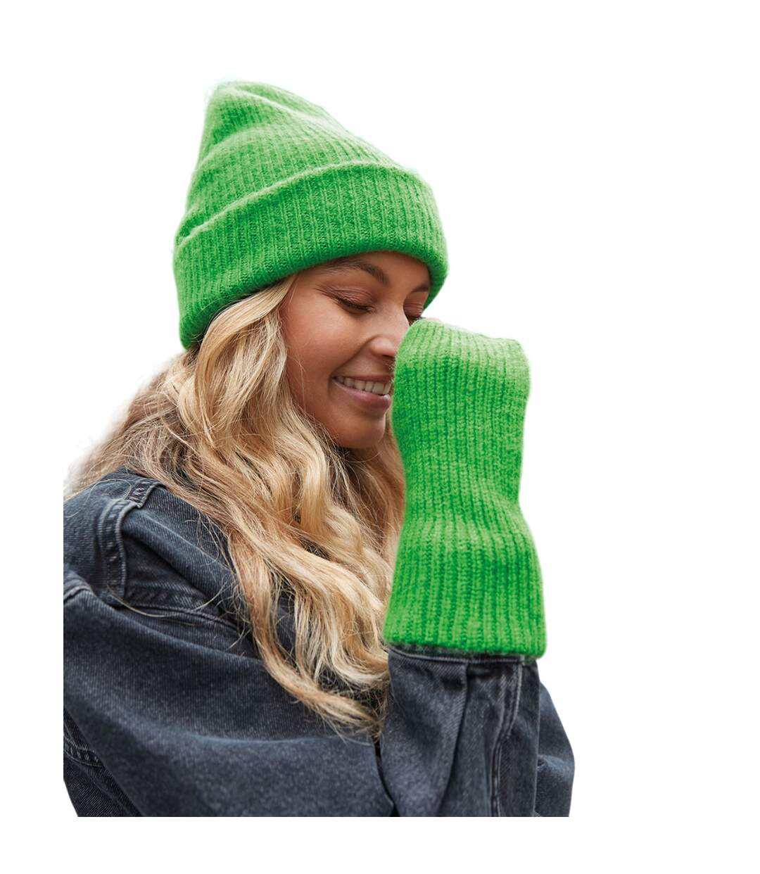 Bonnet Motif/style Couleurs Vives Adulte Vert Vif Beechfield-1