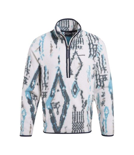 Polaire À Col Montant Zippé Motif/style Imprimé Tatton Homme Blanc Imprimé Craghoppers