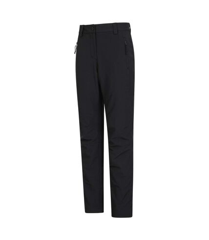 Mountain Warehouse Womens/Ladies Arctic II Stretch Fleece Lined Regular Pants (Black) - UTMW939