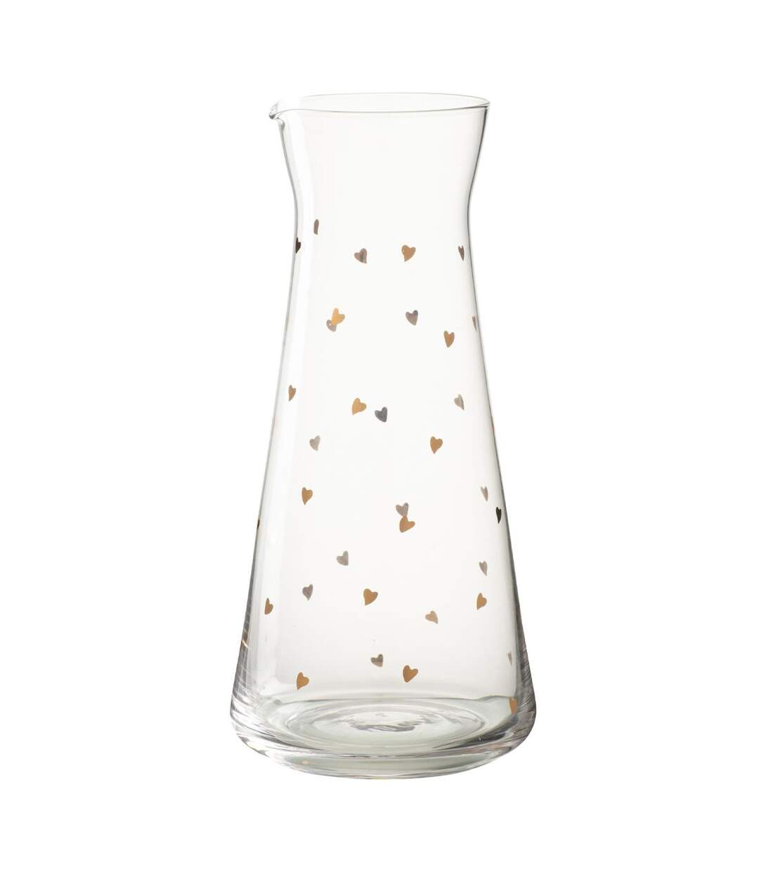 Carafe en Verre Cœur 1L Transparent-1
