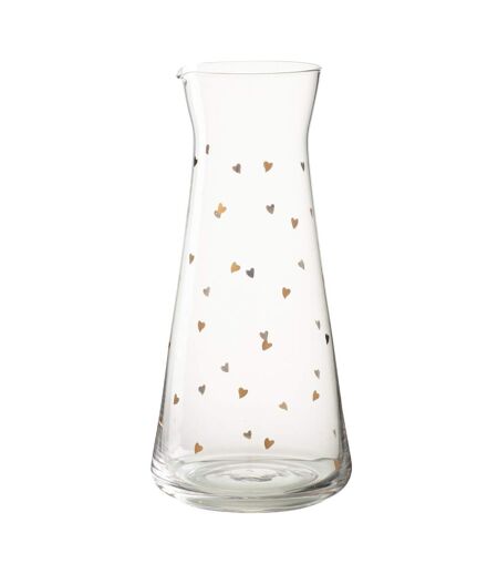 Carafe en Verre Cœur 1L Transparent