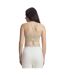 Womens/ladies Vanish Sports Bra Khaki White Under Armour-2