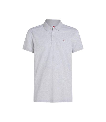 Polo Gris Homme Tommy Hilfiger  Slim Placket - L