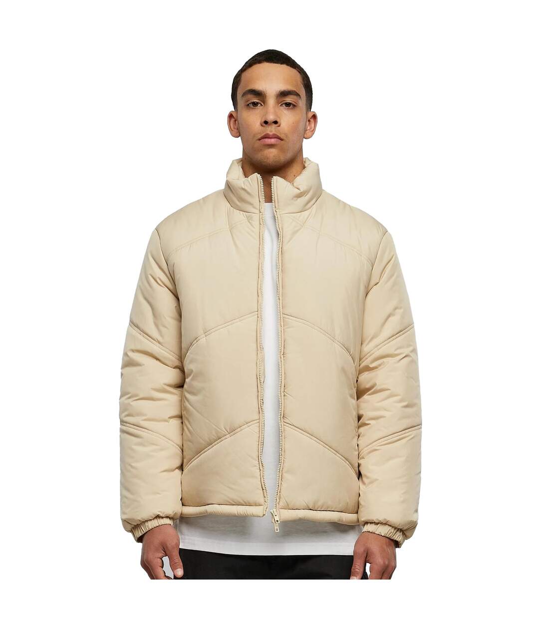 Doudoune Motif/style Flèche Homme Beige Urban Classics-3