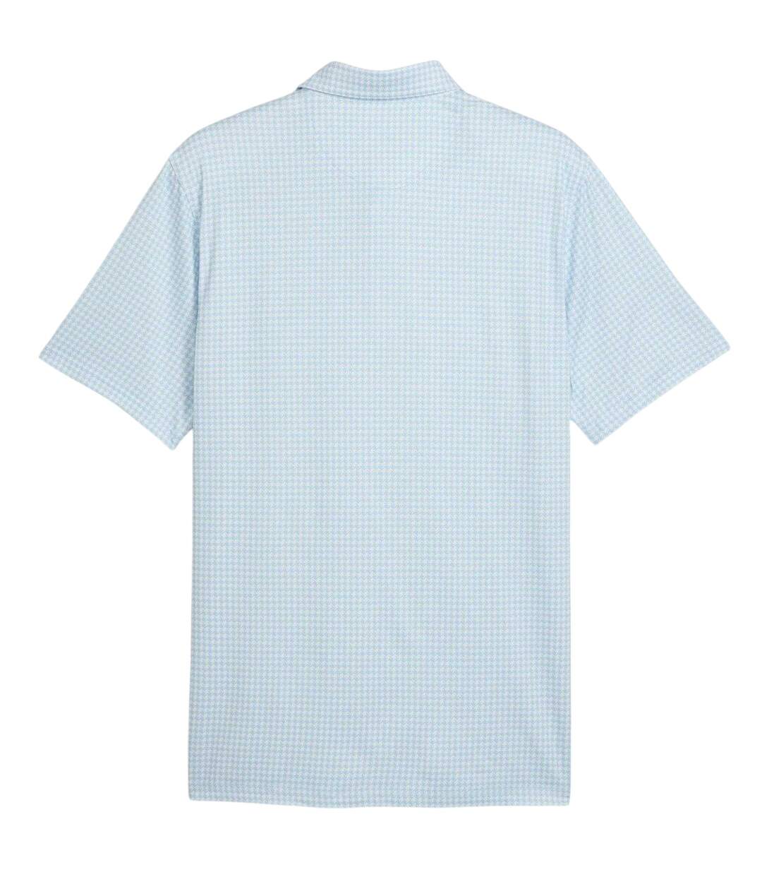 Mens Cloudspun Polo Shirt White Blue Puma-3