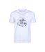 Mens Pitlochry Short-sleeved T-shirt White Mountain Warehouse-1