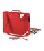 Quadra Junior Book Bag With Strap (Bright Red) (One Size) - UTBC754-1