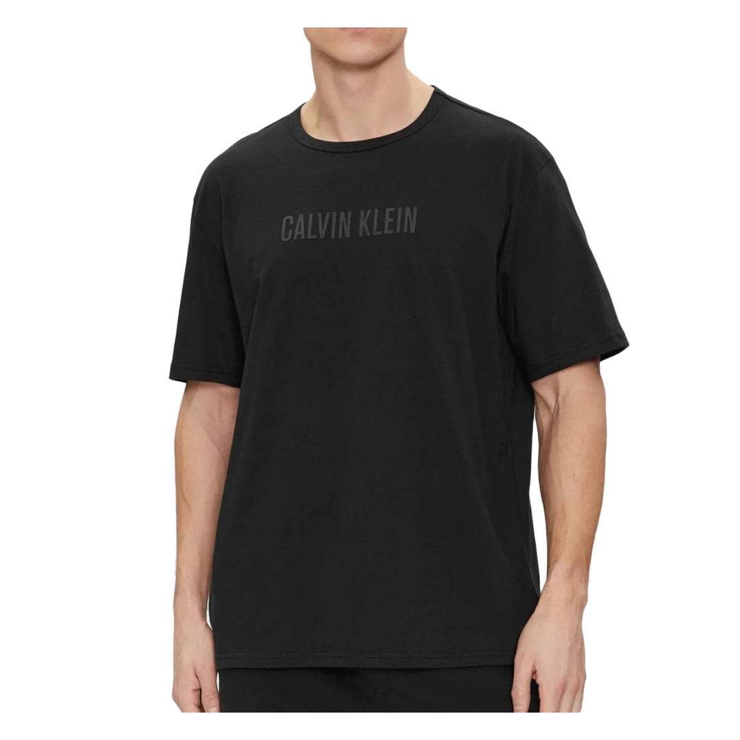 T-shirt Noir Homme Calvin Klein Jeans Neck - L