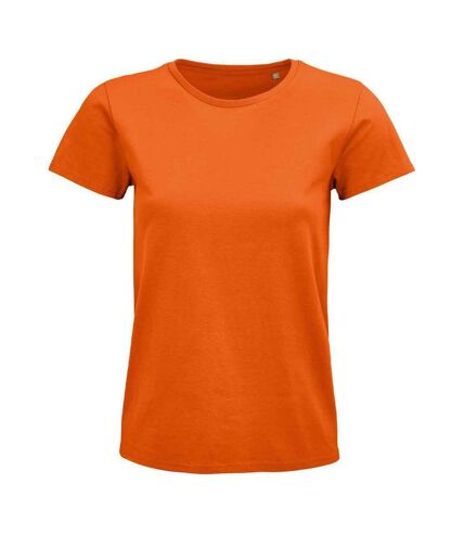 SOLS Womens/Ladies Pioneer T-Shirt (Orange)