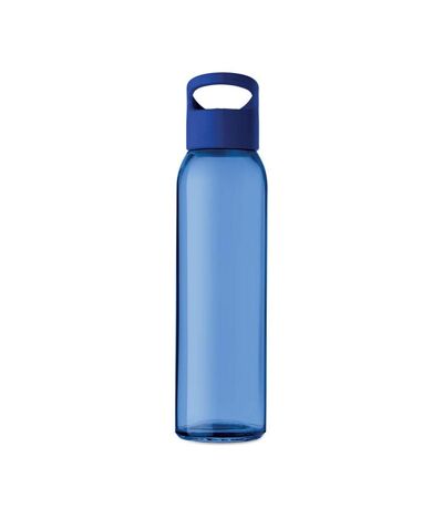 Praga glass 470ml bottle one size royal blue MidOcean