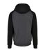 Sweat À Capuche Homme Charbon Noir Build Your Brand-2