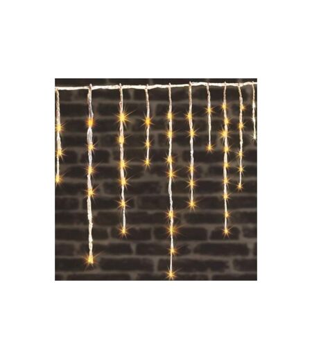 Rideau Lumineux Led 40 Tombées 400cm Blanc Chaud